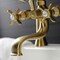 Kingston Brass KS248SB Deck Mount Clawfoot Tub Faucet with Hand Shower, Brushed Brass KS248SB - alternate 6